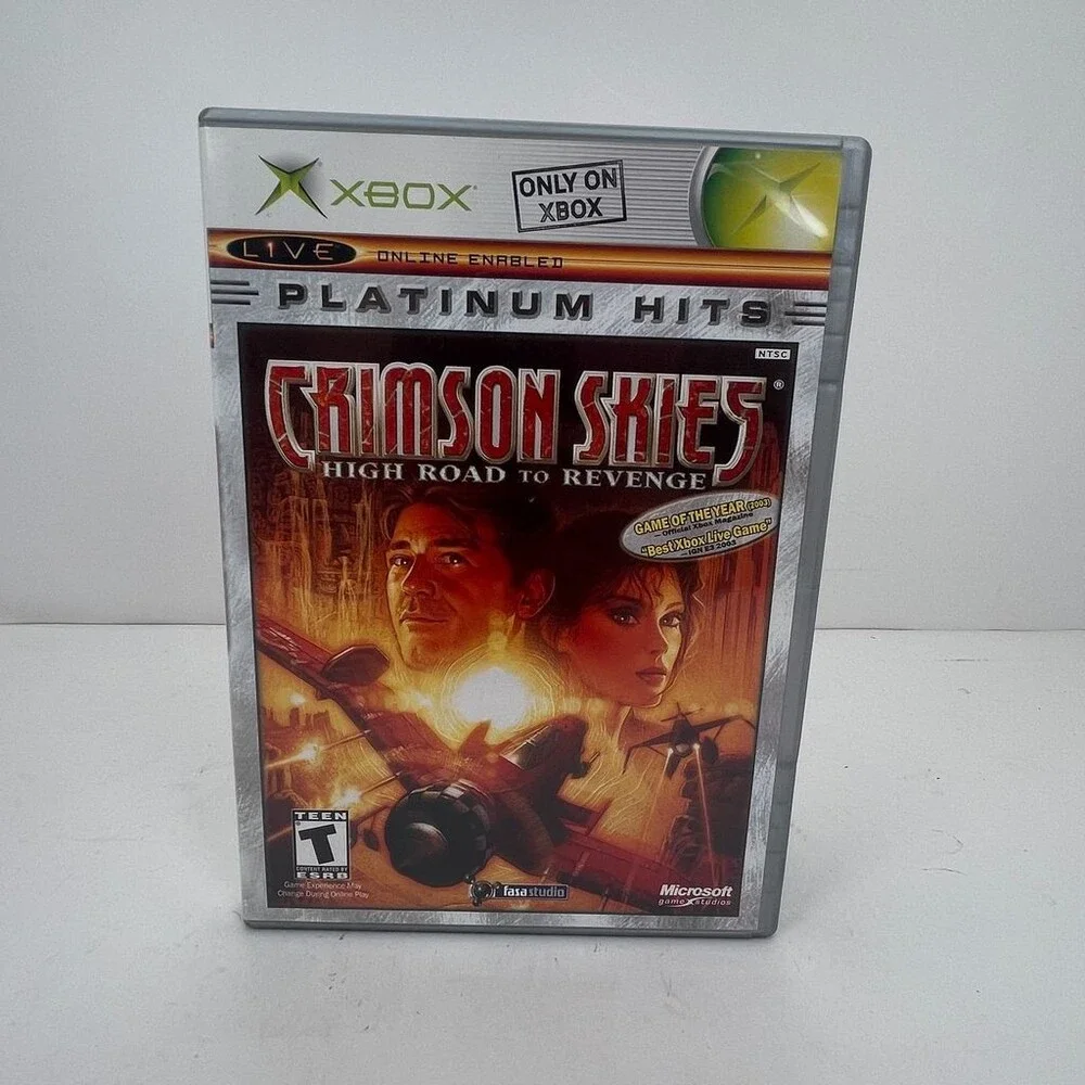 Crimson Skies: High Road to Revenge (Microsoft Xbox, 2003) Complete W/ Manual